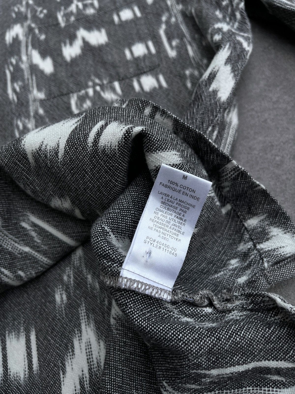 Stussy × Vintage Vintage STUSSY 1/2 Zip Aztec Ethnic Shirt Cotton Size US M / EU 48-50 / 2 - 8 Thumbnail