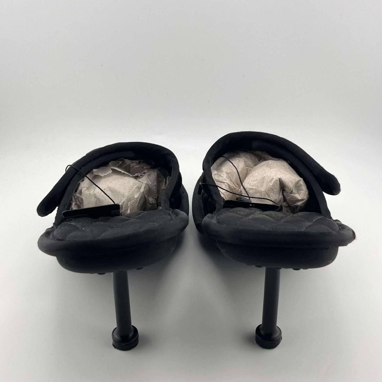 Balenciaga Balenciaga Home Logo Quilted Satin Slides Size 40 Used Size US 10 / EU 43 - 6 Thumbnail