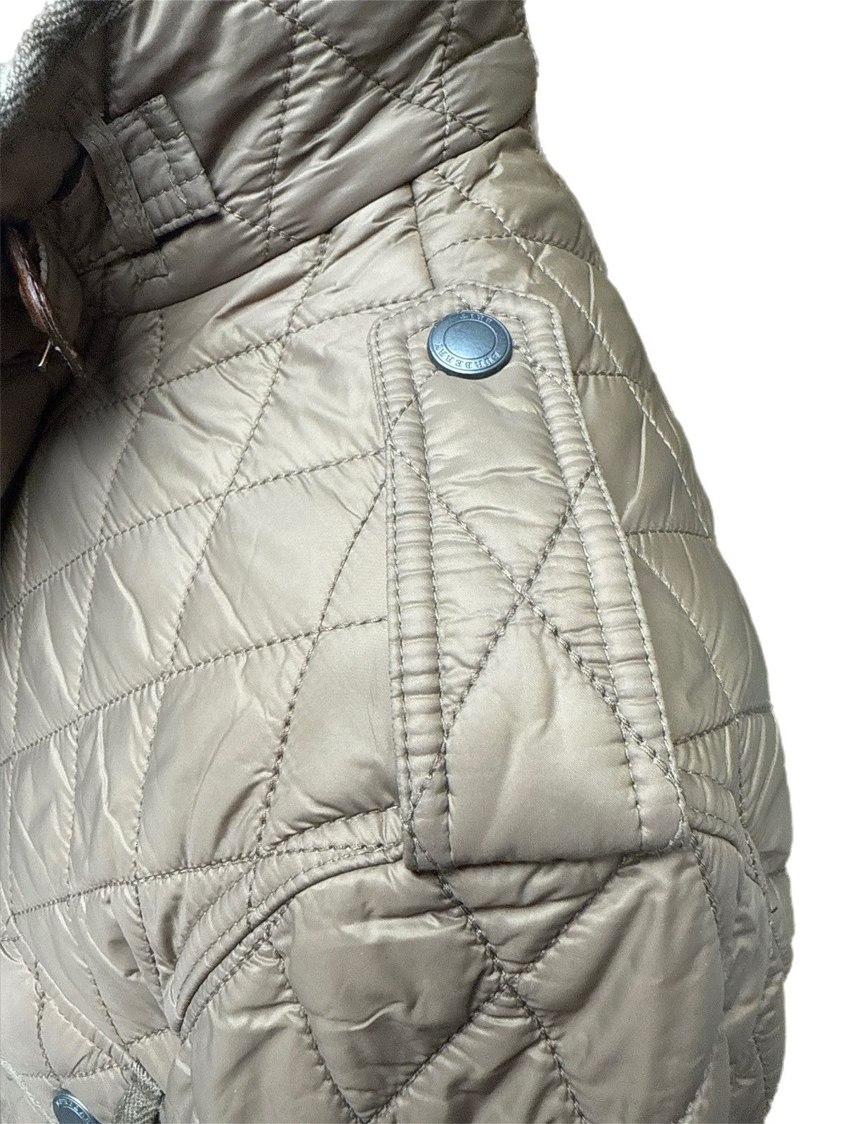 Burberry Burberry brit men’s mushroom Russell quilted jacket large Size US L / EU 52-54 / 3 - 12 Thumbnail