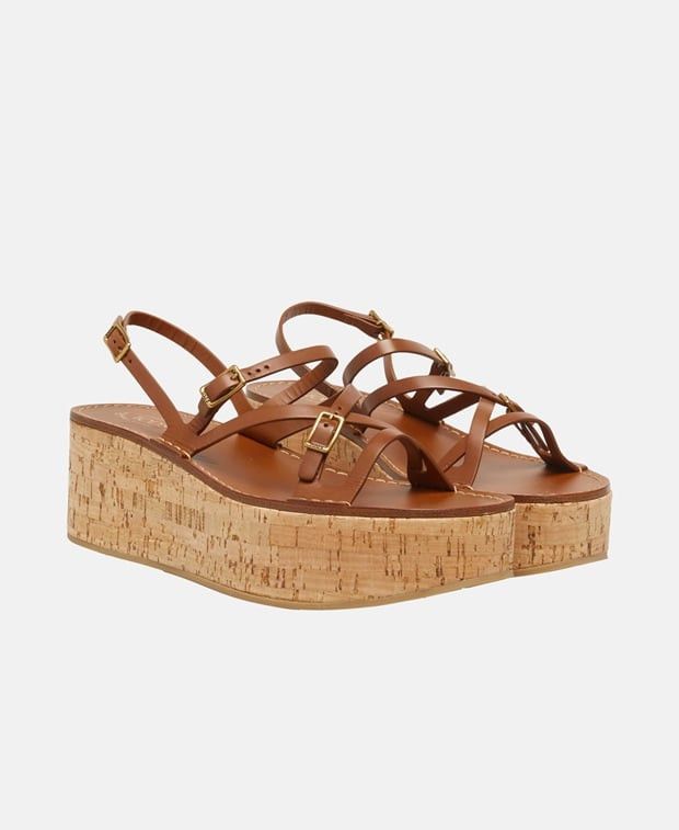 Tod's Sand Zeppa Sug Wedge sandals Size US 8.5 / IT 38.5 - 1 Thumbnail