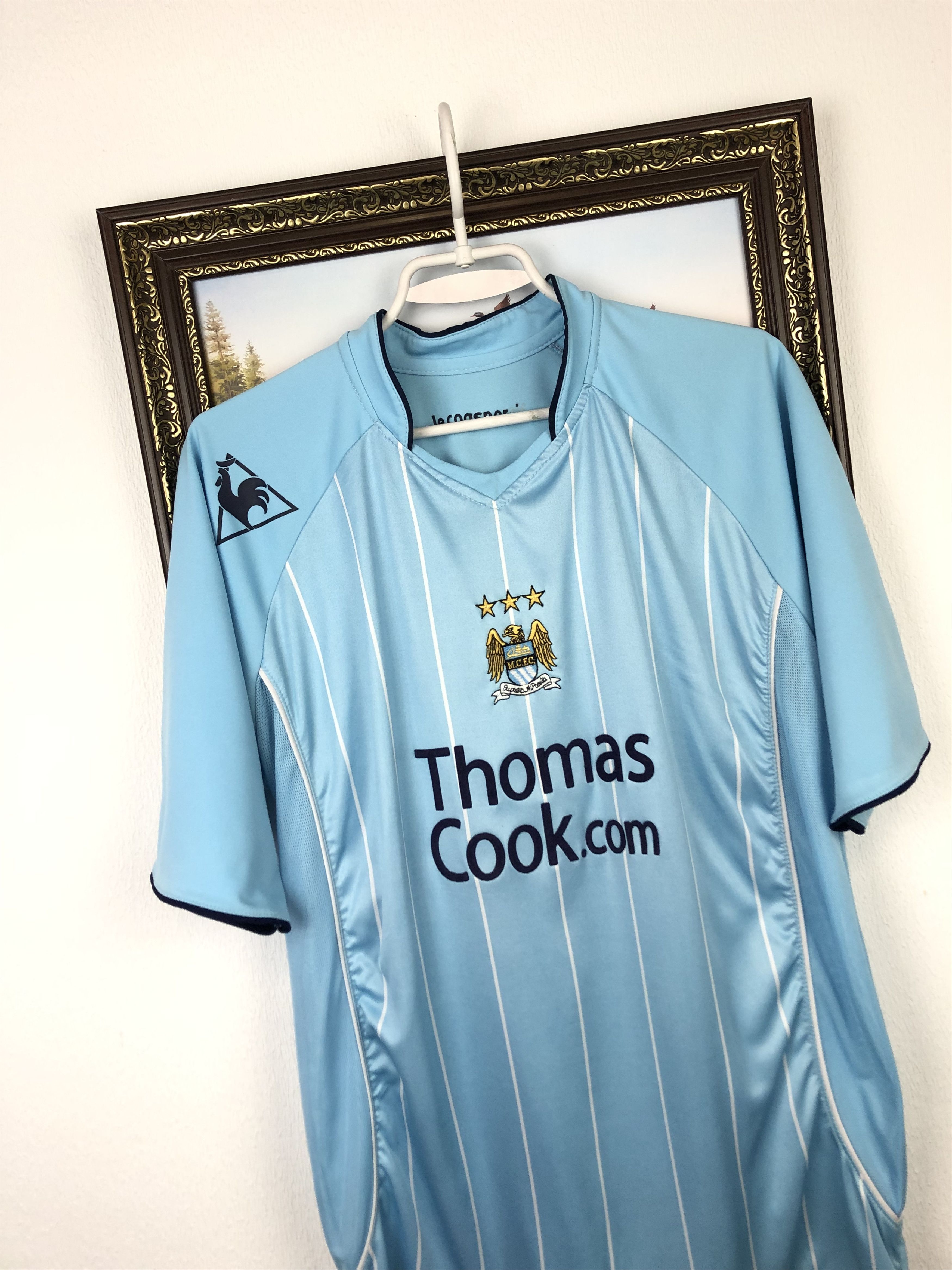 Vintage Manchester City football shirt 2007 Soccer Jersey Trikot Size US M / EU 48-50 / 2 - 4 Thumbnail