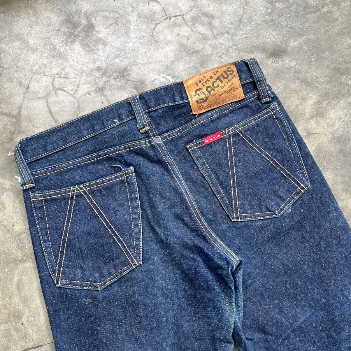 Vintage Vintage 80s Cactus Flared Jeans Size US 31 - 4 Thumbnail