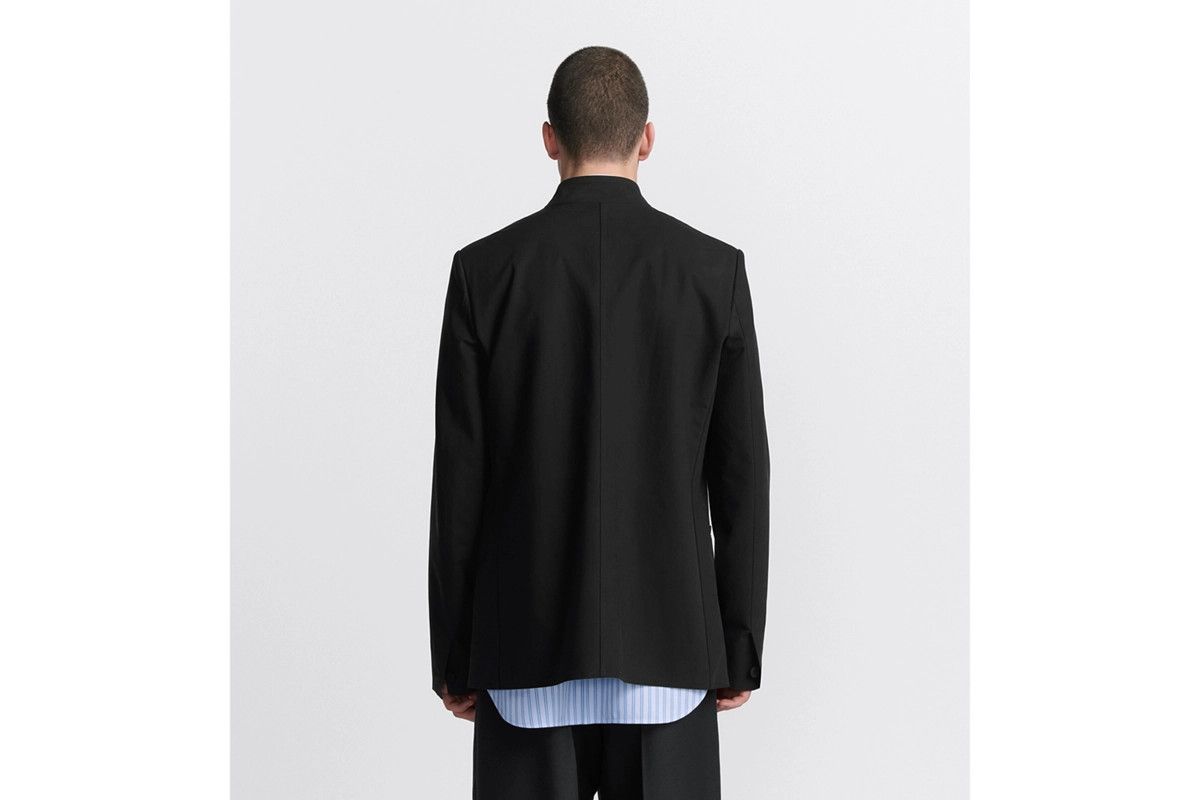 Dior o1bcso1str0226 Officer Collar Jacket in Black Size US S / EU 44-46 / 1 - 5 Thumbnail