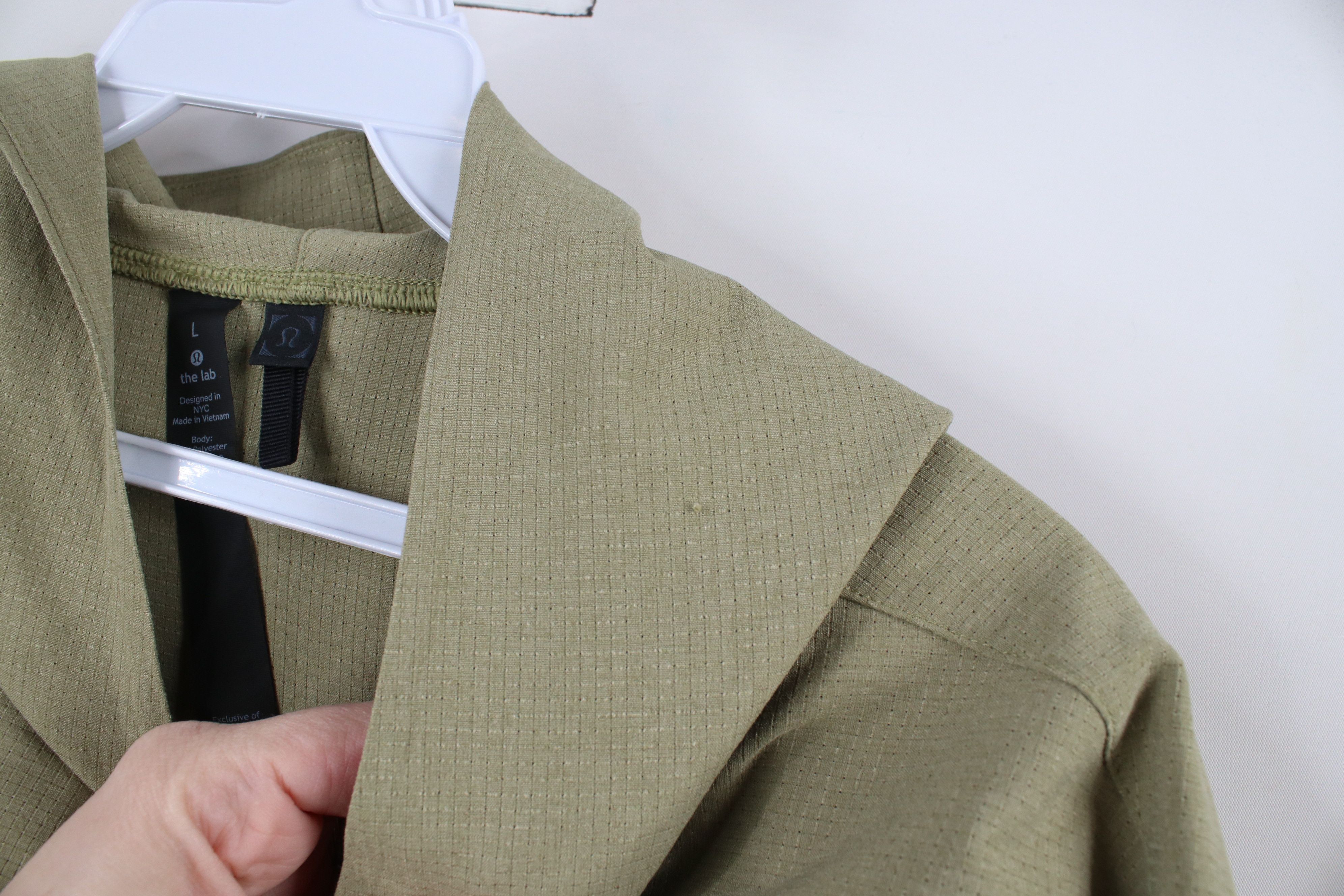 Lululemon × Vintage Lululemon Lab Running Yoga Eurus Pullover Hoodie Light Green Size US L / EU 52-54 / 3 - 9 Thumbnail