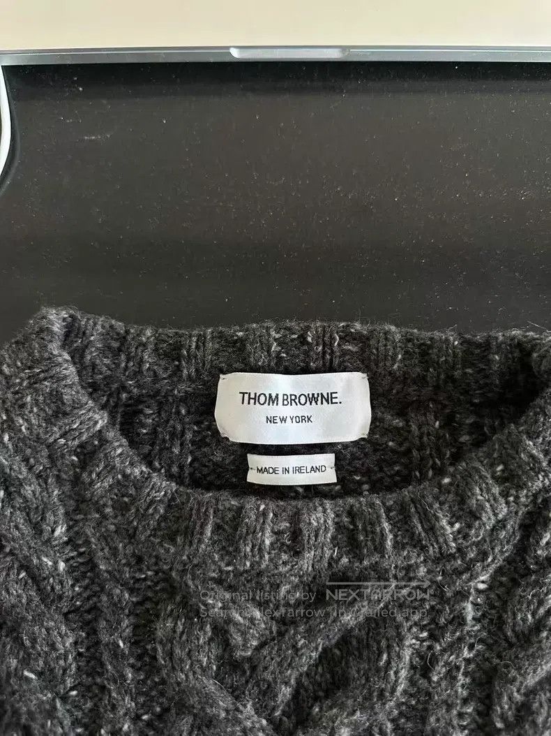 Thom Browne Thom Browne Black Grey Sweater Size US XL / EU 56 / 4 - 3 Thumbnail