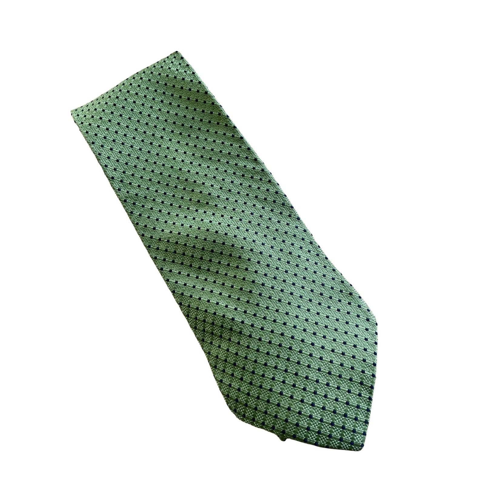 Tommy Hilfiger Vintage Tommy Hilfiger Green 90s Silk Necktie Size ONE SIZE - 2 Thumbnail