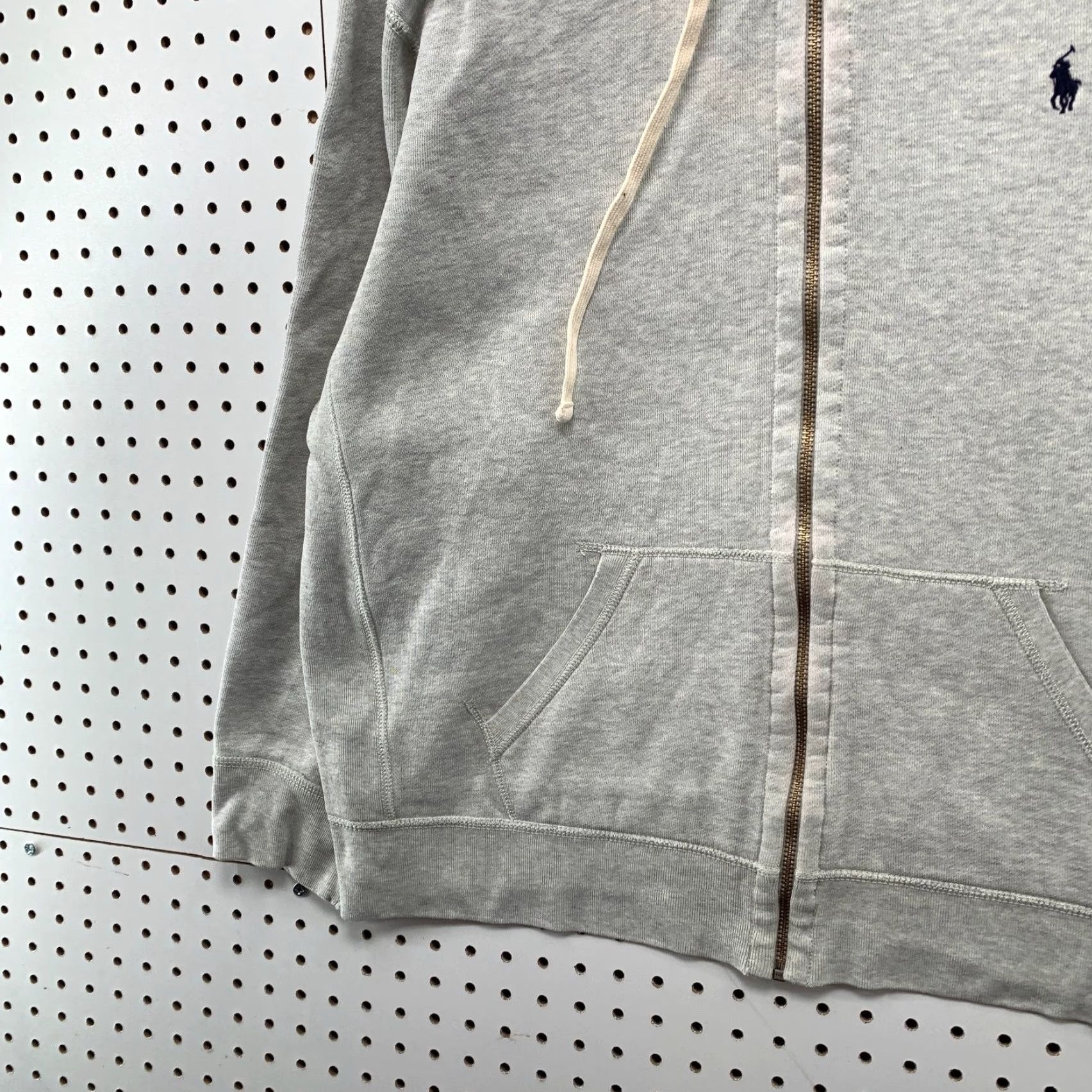 Polo Ralph Lauren Polo Ralph Lauren Sweatshirt Hoodie Mens XL Gray Thermal Hooded Zip Pony Size US XL / EU 56 / 4 - 3 Thumbnail