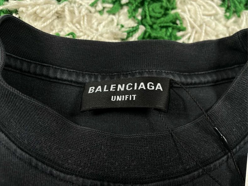 Balenciaga Balenciaga Old short sleeve made of washing ash for coveri Size US L / EU 52-54 / 3 - 5 Thumbnail