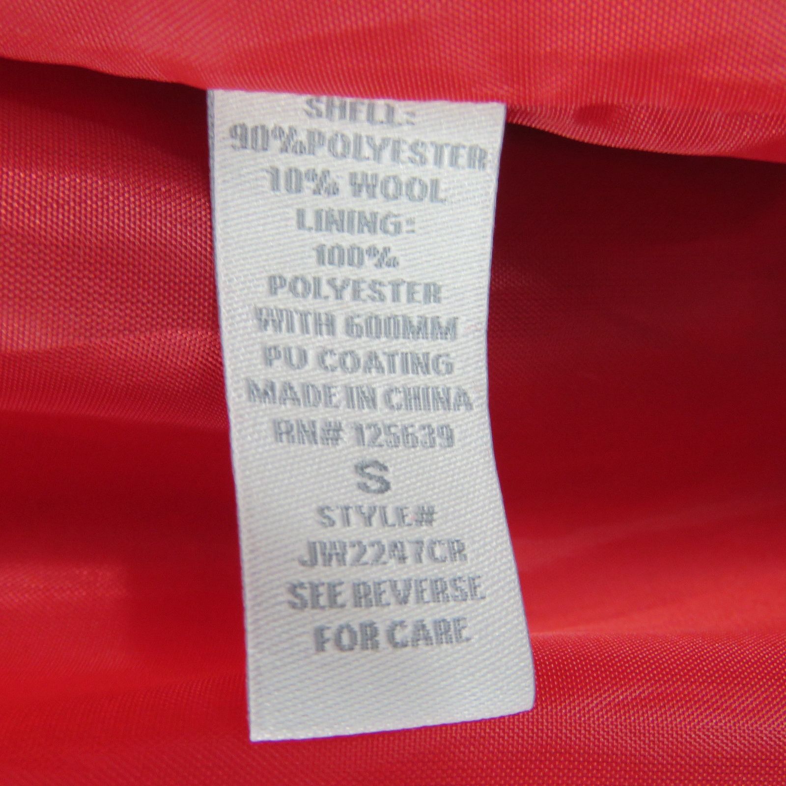 Other Charlotte Russe Red Wool Pea Coat Small Double Breasted Size S / US 4 / IT 40 - 11 Thumbnail