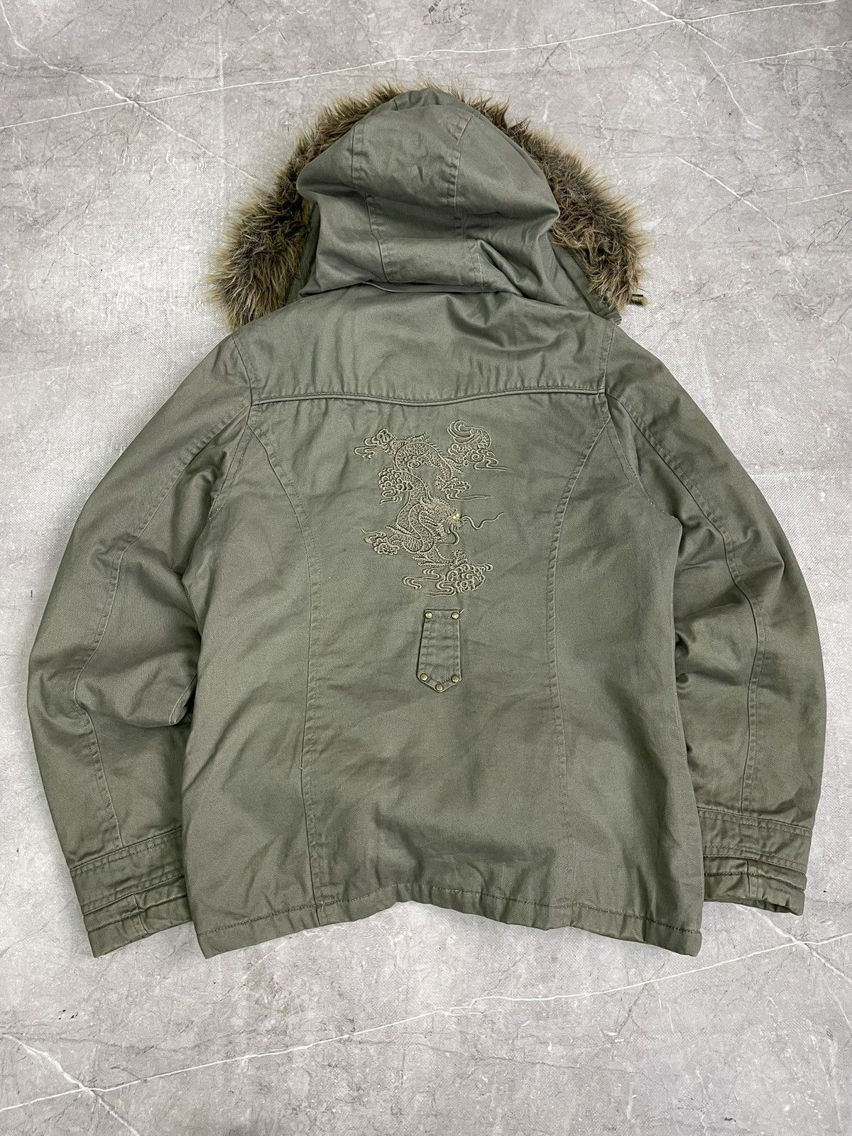 Hysteric Glamour Military fur hood japanese if six was nine jacket army Size US M / EU 48-50 / 2 - 8 Thumbnail
