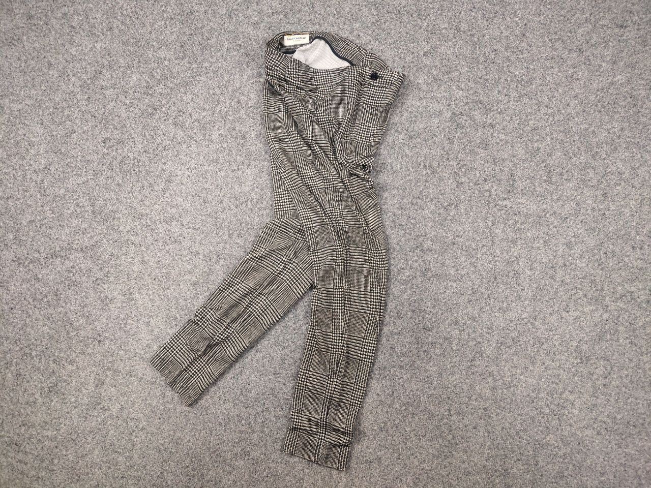 Yves Saint Laurent Saint Laurent check Skinny Jersey Leggings Trousers pants Size 30" / US 8 / IT 44 - 7 Thumbnail