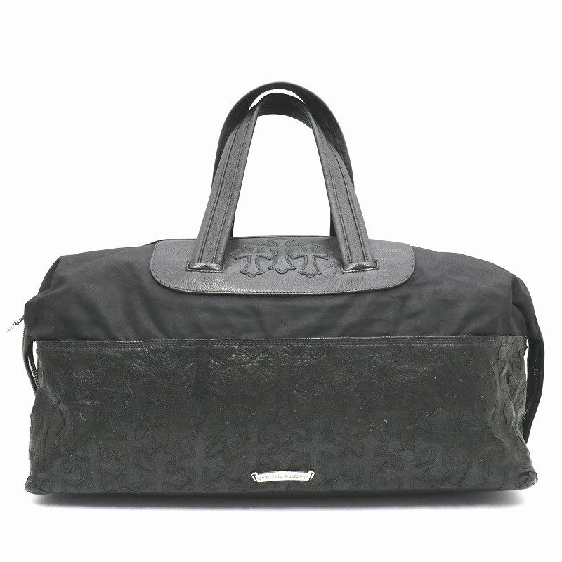 image of Chrome Hearts Weekender Duffle in Black, Men's