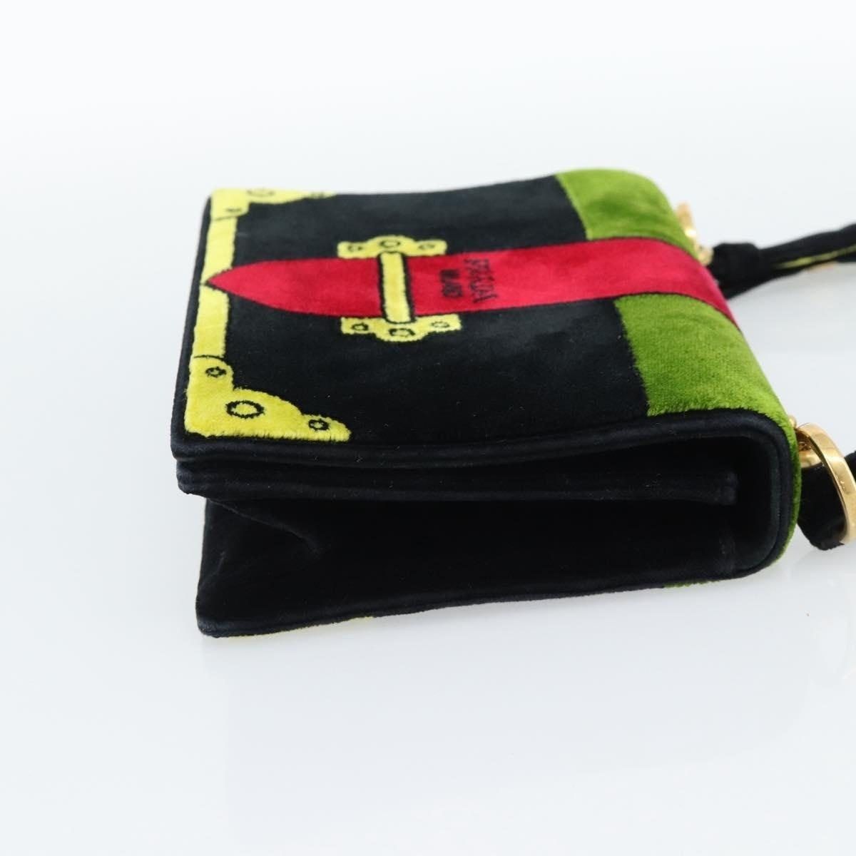 Prada Prada Galleria Velour Shoulder Bag Multicolor Size ONE SIZE - 5 Thumbnail