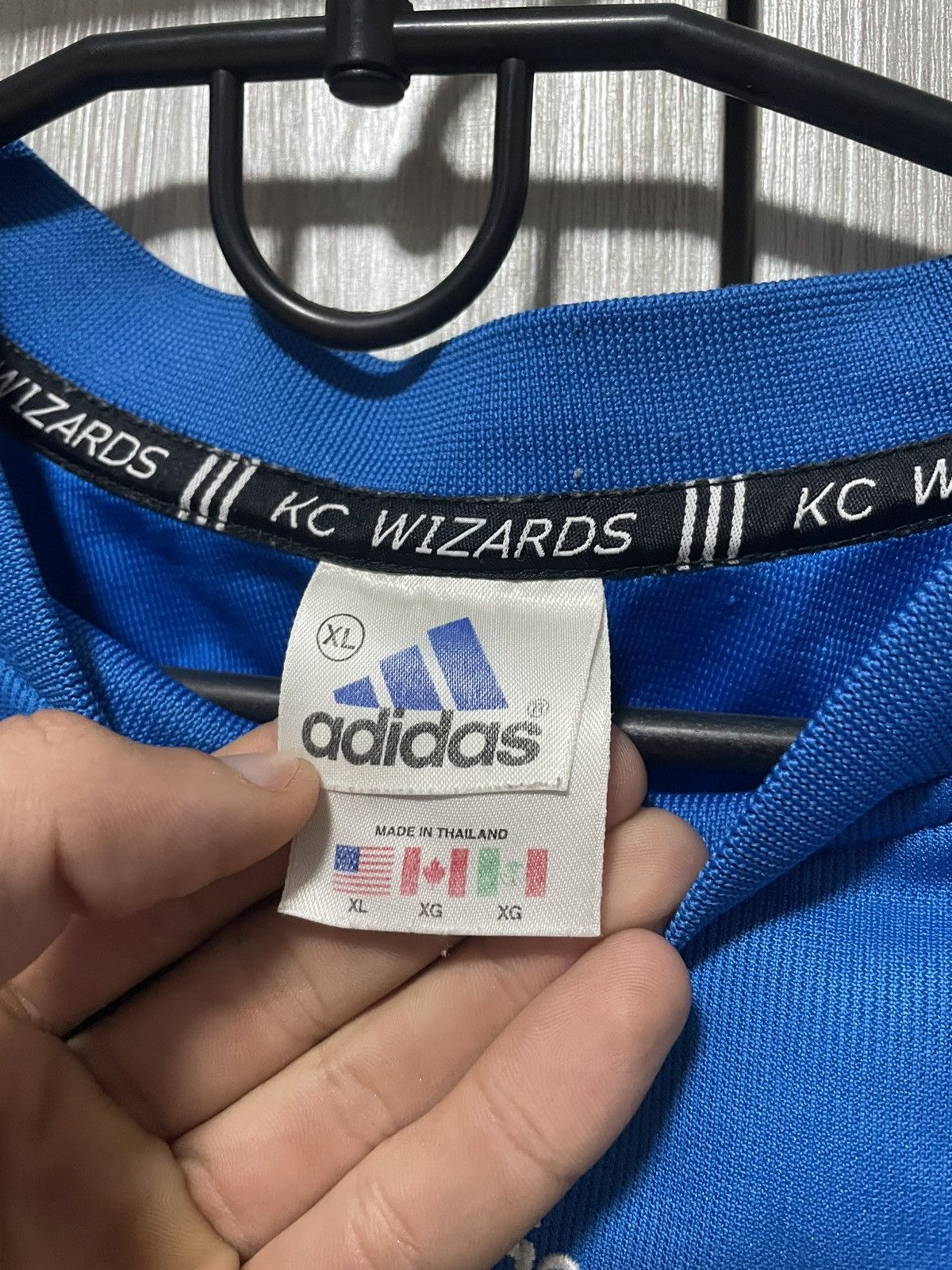 Adidas × Vintage Vintage Adidas Kansas City Wizards 90s Soccer Jersey Size US XL / EU 56 / 4 - 13 Thumbnail
