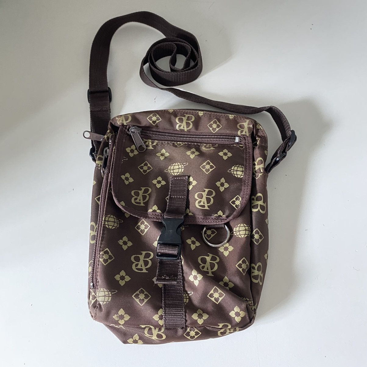 Beams Plus Stussy Monogram Inspired Beams Japan Monogram Sling Bag Size ONE SIZE - 1 Thumbnail