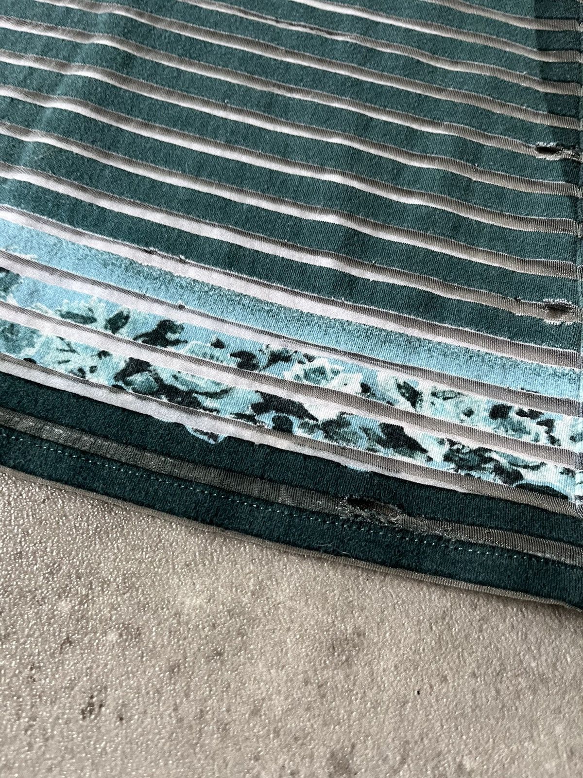 Jean Paul Gaultier Vintage Jean Paul Gaultier Aqua mesh top striped rare Size M / US 6-8 / IT 42-44 - 15 Thumbnail