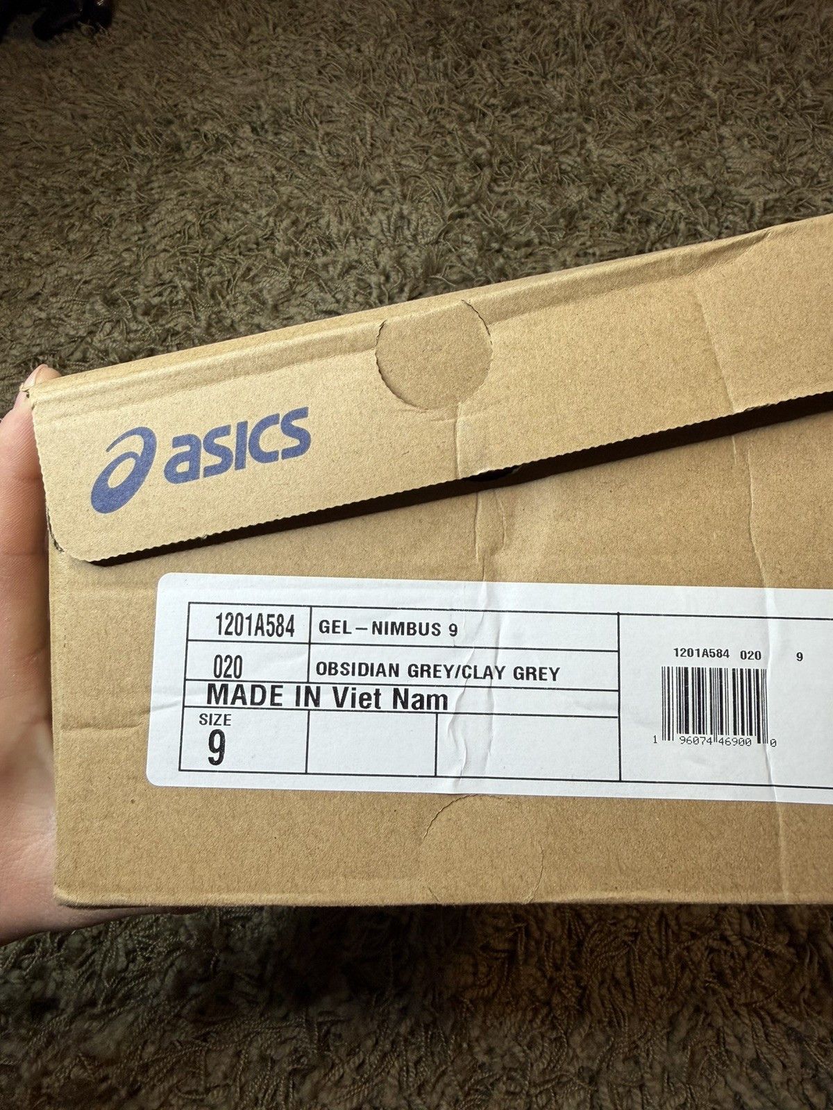 Asics ASICS Gel Nimbus 9 Size 9 Obsidian Grey / Clay Grey Size US 9 / EU 42 - 8 Thumbnail