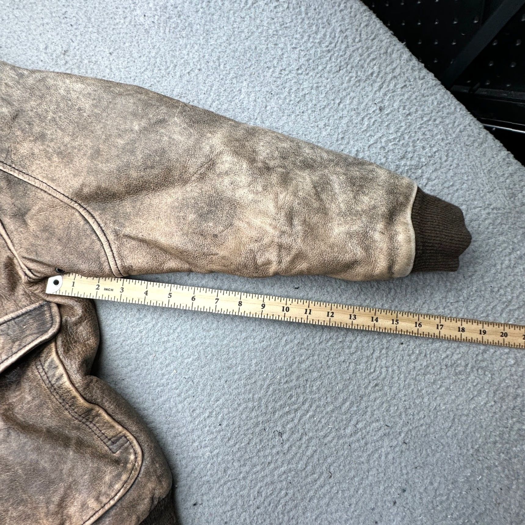 Vintage VINTAGE Aéropostale A-2 Bomber Leather Jacket Medium Brown Zip Flight Aviator Men M Brown Jacket Leather Mens Size US M / EU 48-50 / 2 - 5 Thumbnail