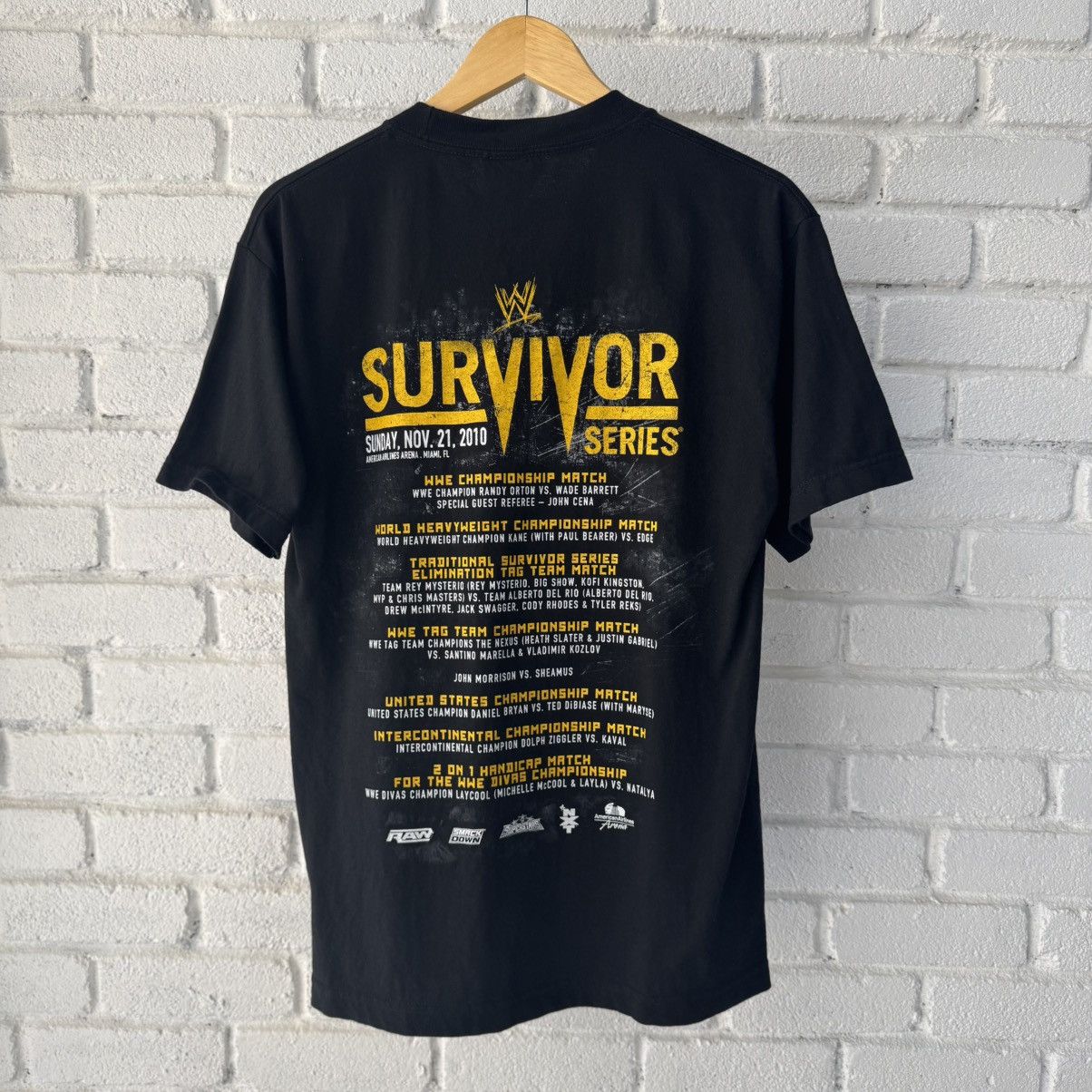 WWE × WWF 10’s Survivor Series Promo Tee Size US M / EU 48-50 / 2 - 2 Thumbnail