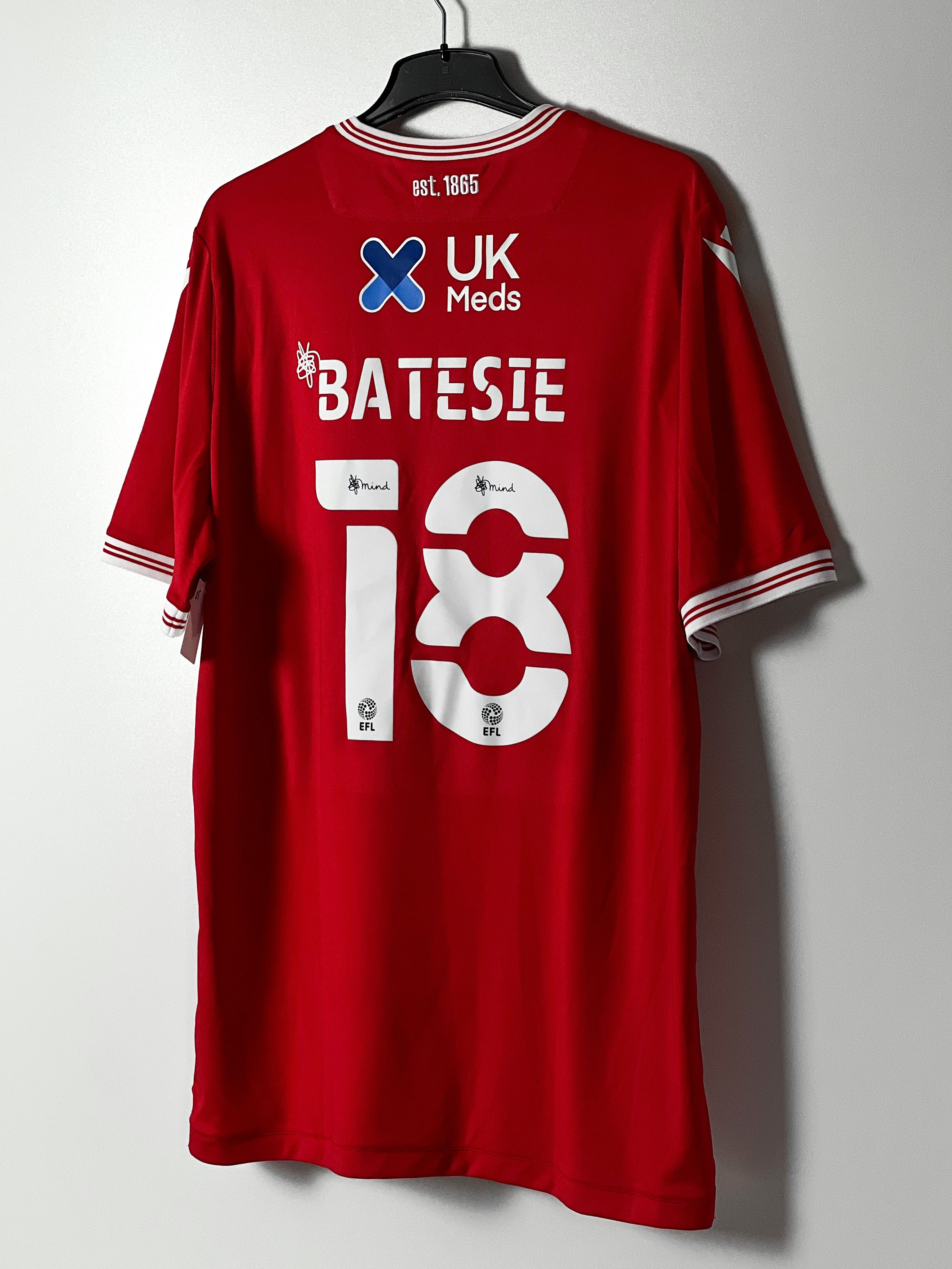 Macron Macron x Nottingham Forest F.C. Custom Name Tee (2020-2021) Size US XXL / EU 58 / 5 - 11 Thumbnail