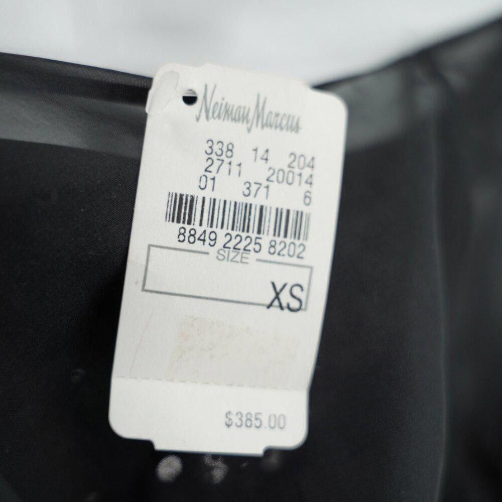 Designer Badgley Mischka Black Sequin Blouse Size XS Size XS / US 0-2 / IT 36-38 - 7 Thumbnail