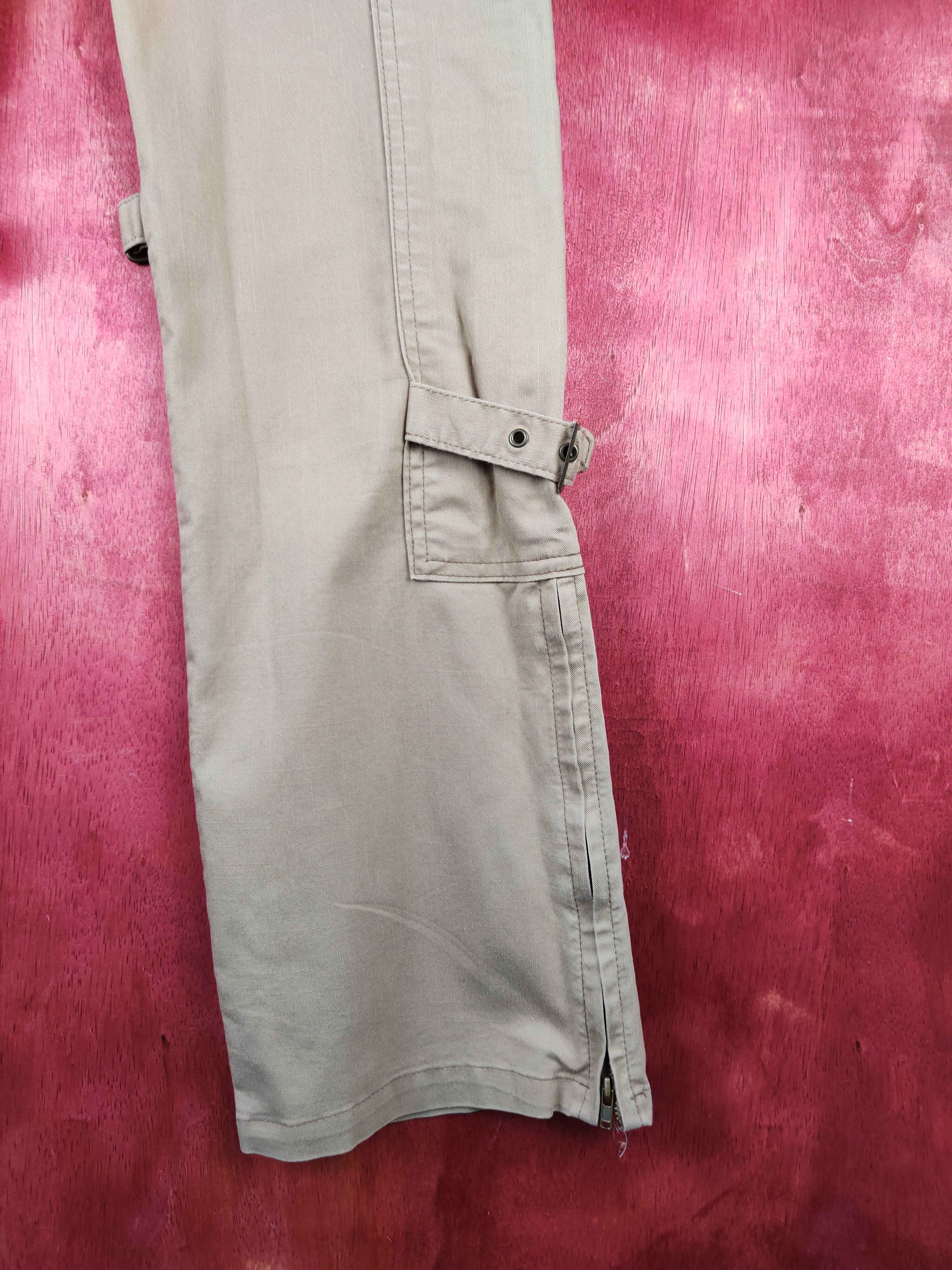 Japanese Brand Cashy Beige Multipocket Tactical Cargo Pants #S1259 Size 28" / US 6 / IT 42 - 7 Thumbnail
