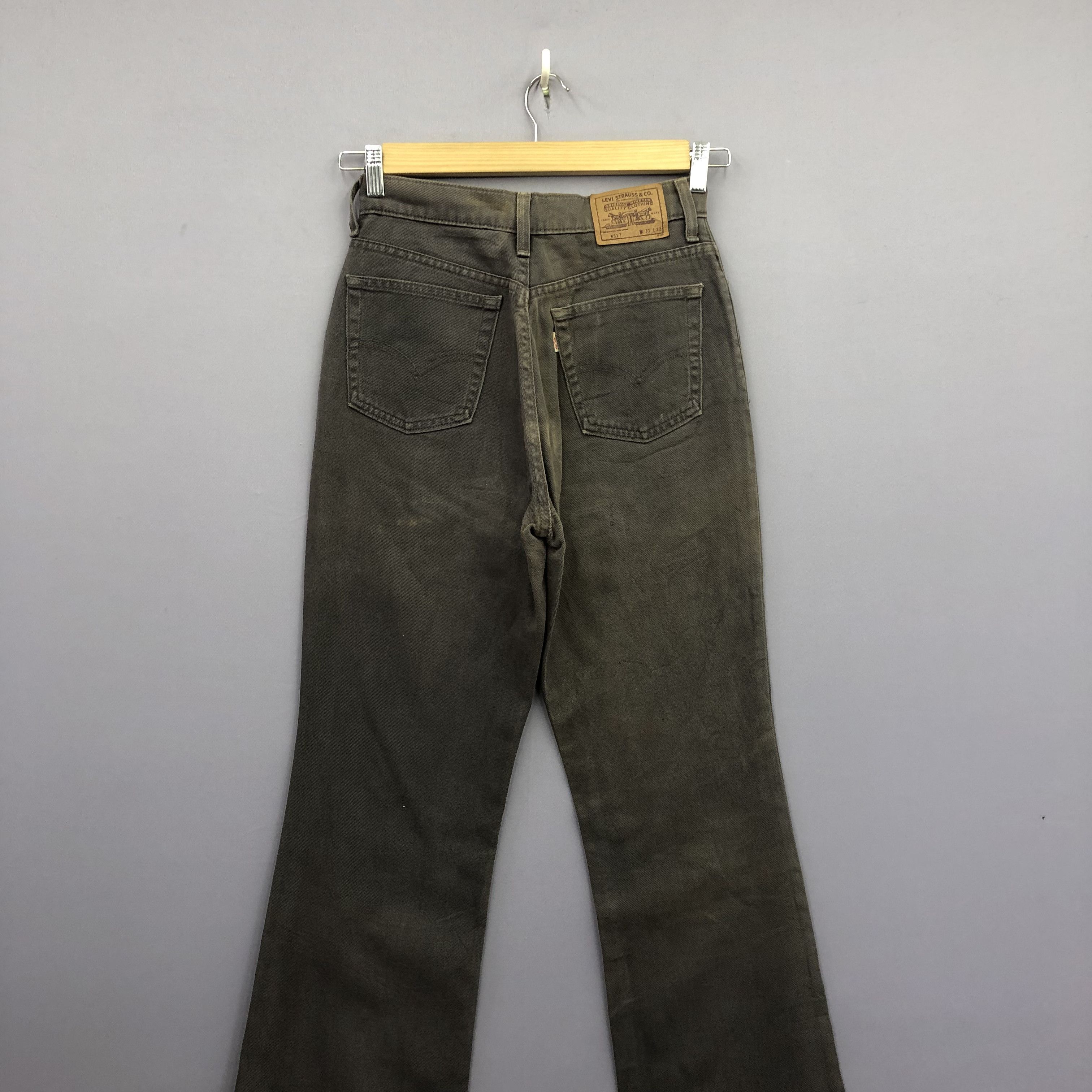 Levi's Vintage Levis 517 Flare Jeans Levi's Wide Leg Boot Cut Denim Size 26" / US 2 / IT 38 - 3 Thumbnail
