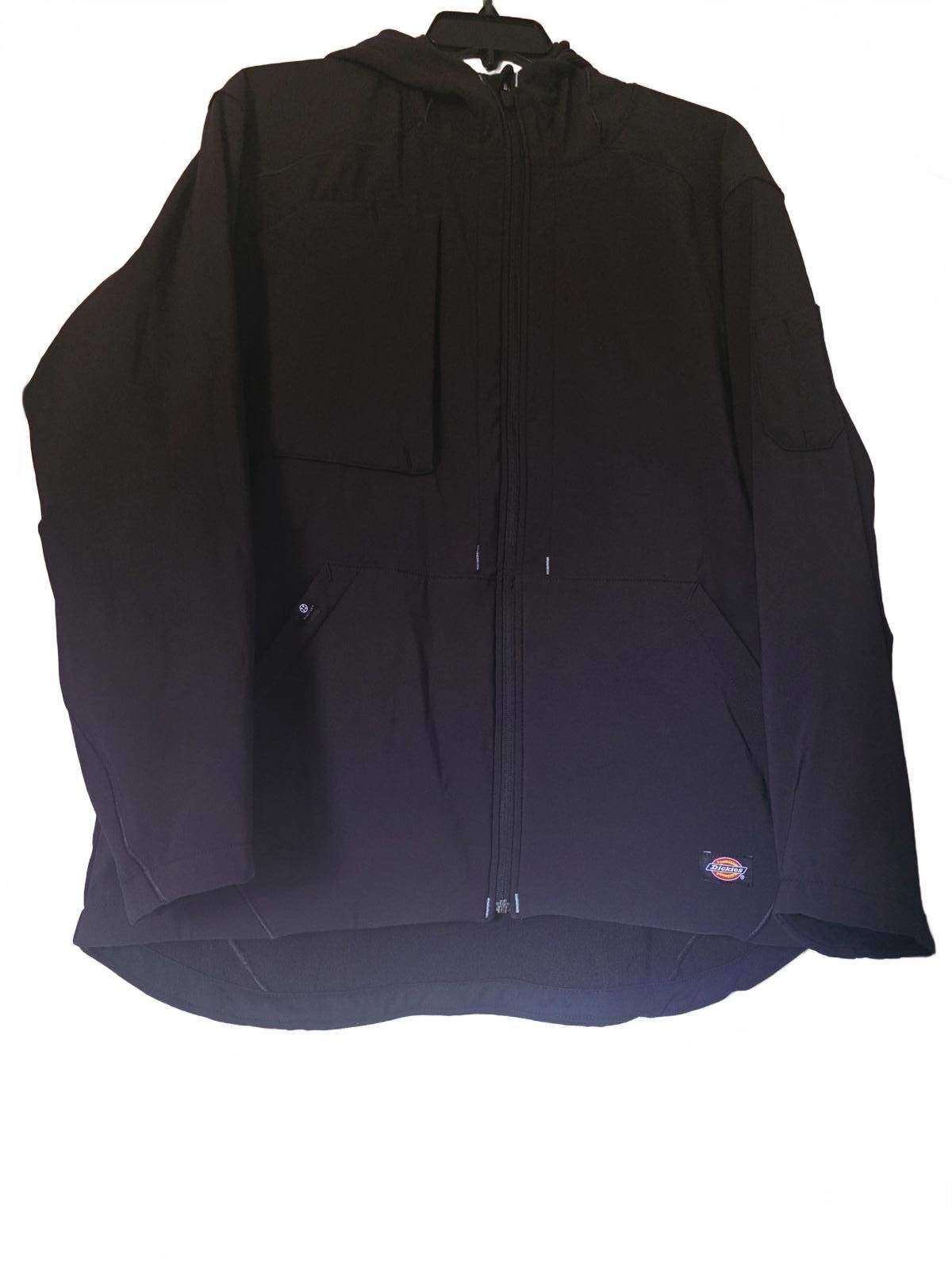 Dickies Dickies Hooded Softshell Jacket XL Black Full Zip Workwear Size US XL / EU 56 / 4 - 4 Thumbnail