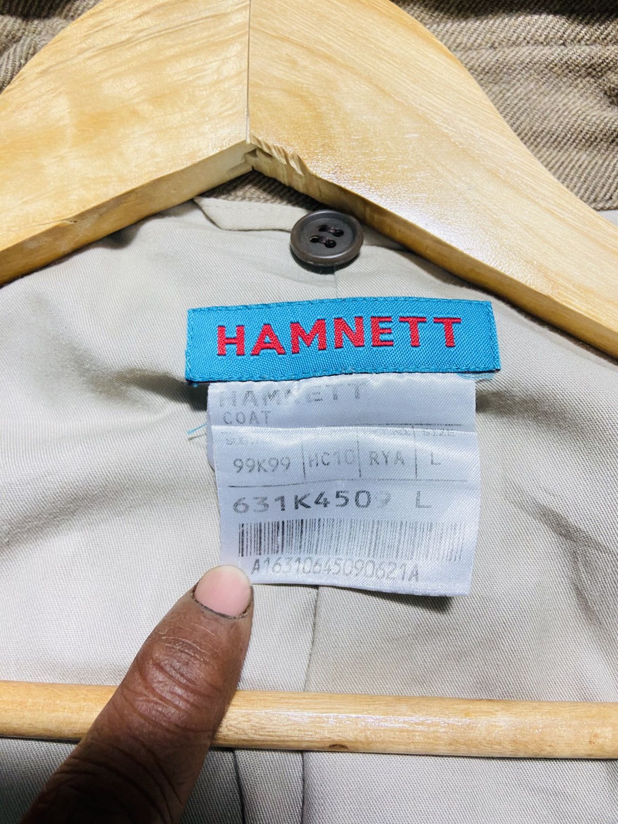 Katharine Hamnett London Hamnett Double Breasted Coat Size US L / EU 52-54 / 3 - 13 Thumbnail