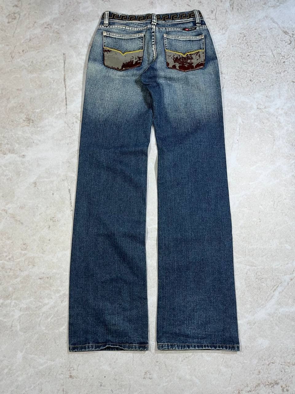 Diesel × Vintage Diesel Flared Jeans archive Baggy washed vintage y2k denim Size 27" / US 4 / IT 40 - 1 Thumbnail