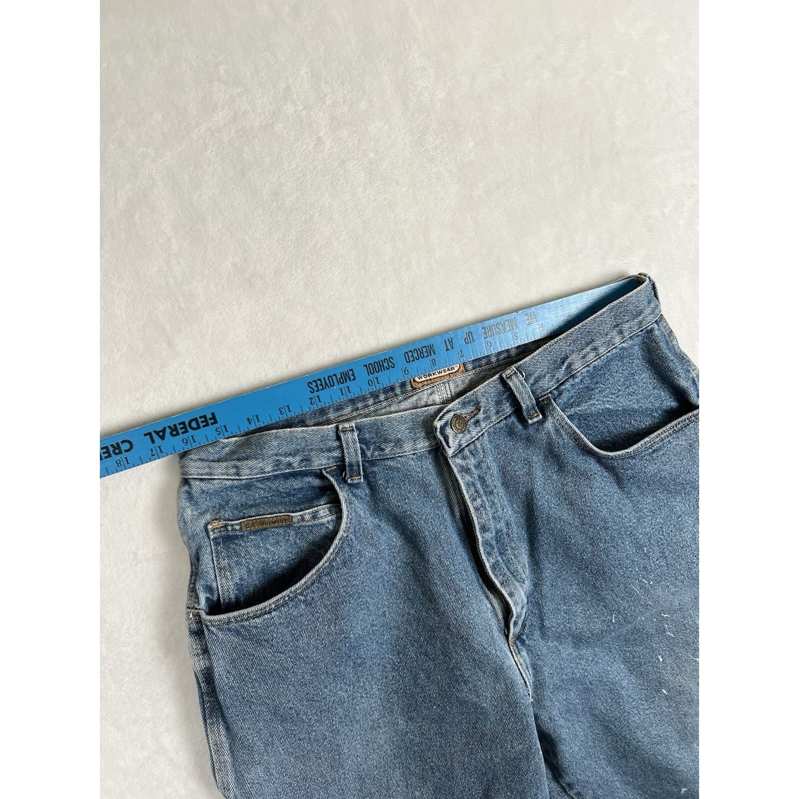 Other C.E. Schmidt Jeans Men 34x30 Blue Denim Carpenter Straight W Size US 34 / EU 50 - 6 Thumbnail