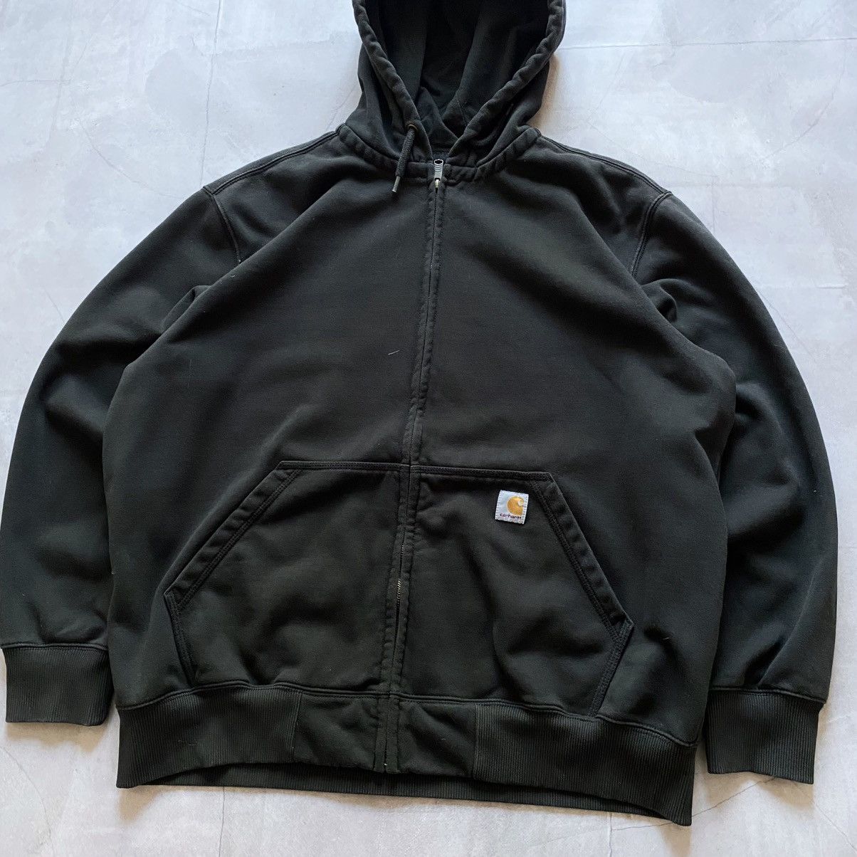 Carhartt Y2K Carhartt Washed Rain Defender Loose Fit Zip Hoodie Size US XL / EU 56 / 4 - 2 Thumbnail