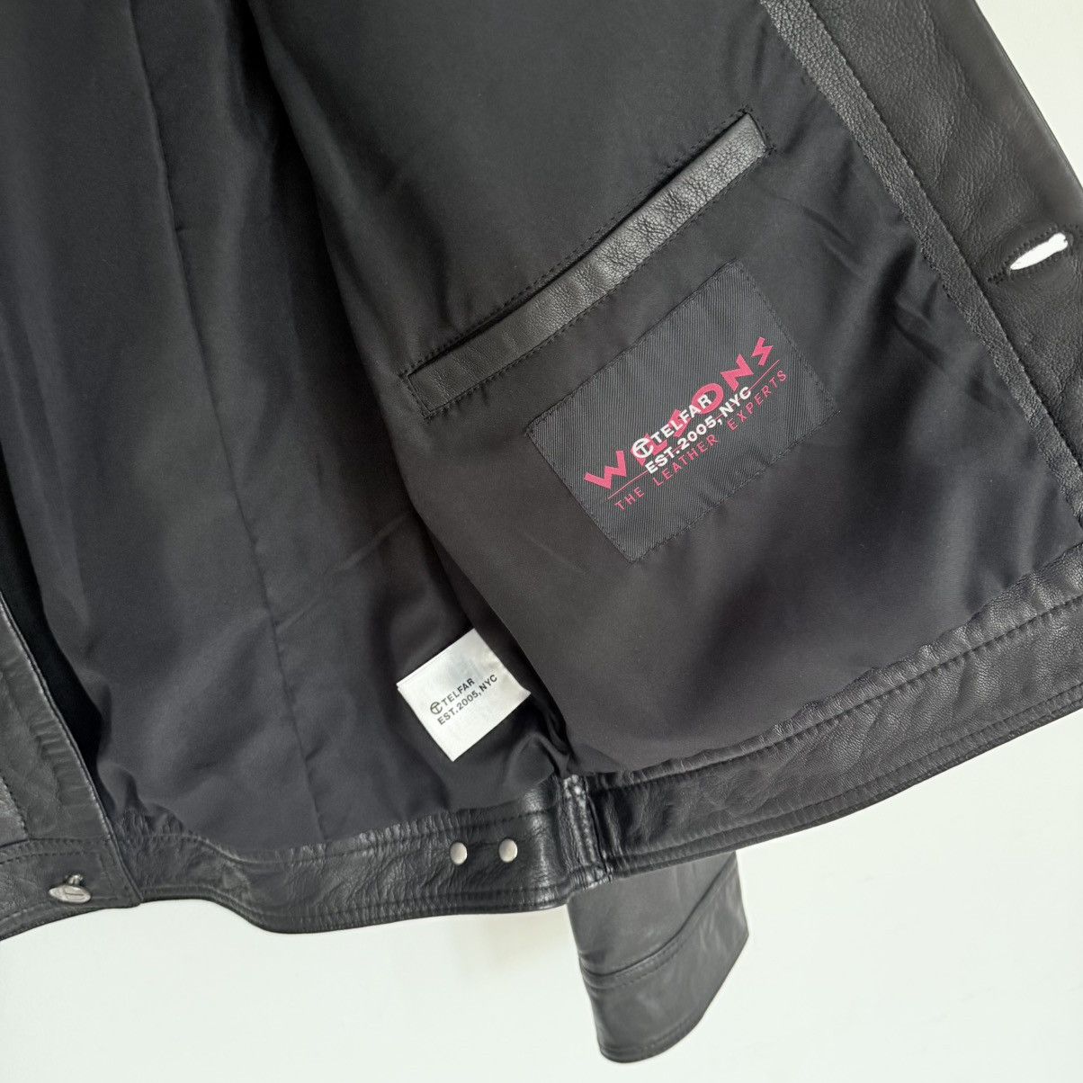 Telfar Telfar Wilson’s Leather jacket Size S / US 4 / IT 40 - 8 Thumbnail