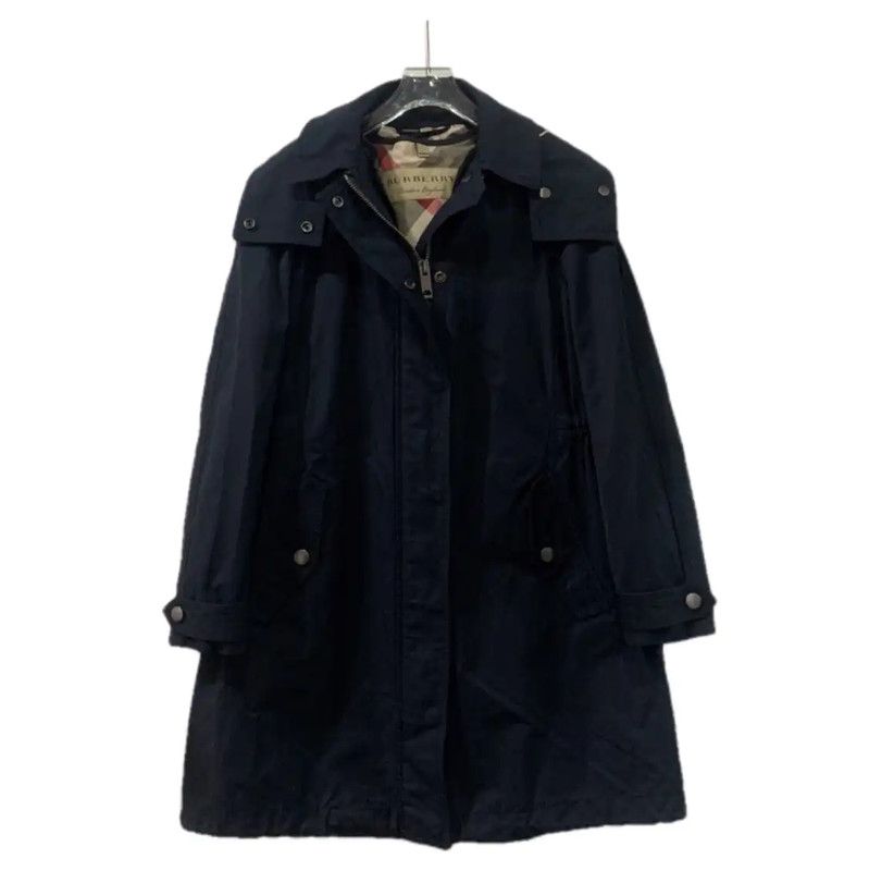Burberry Black Cotton Women's Coat XXS