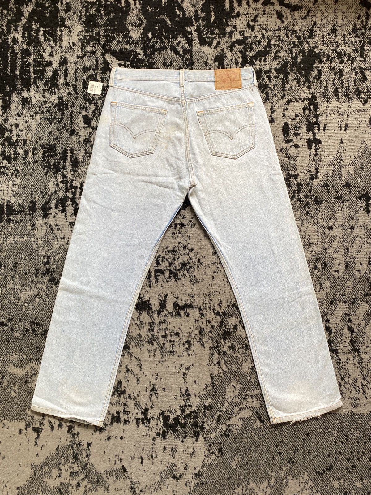 Levi's Levi's 501 Blue Denim Jeans Size US 32 / EU 48 - 2 Thumbnail