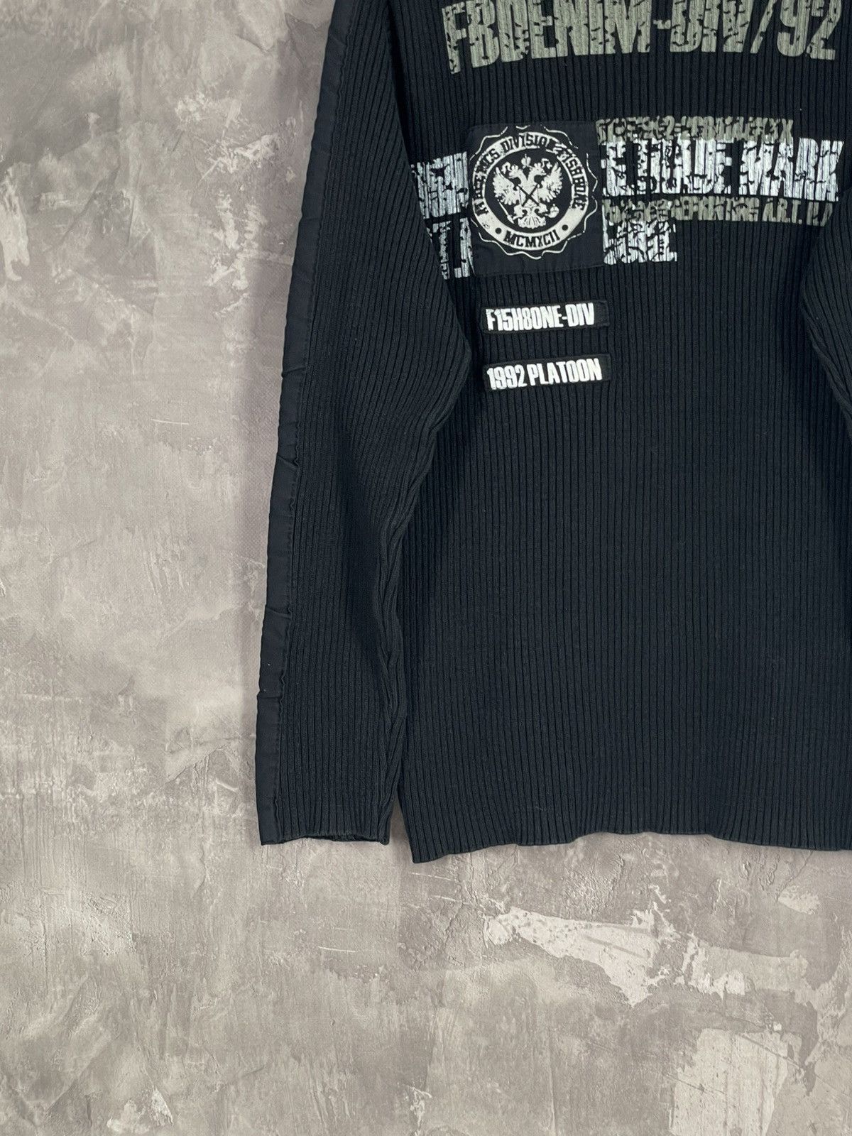 20471120 × Diesel × Japanese Brand Vintage Abstract Y2K Diesel Style Grunge 3D Sweater Size US L / EU 52-54 / 3 - 5 Thumbnail