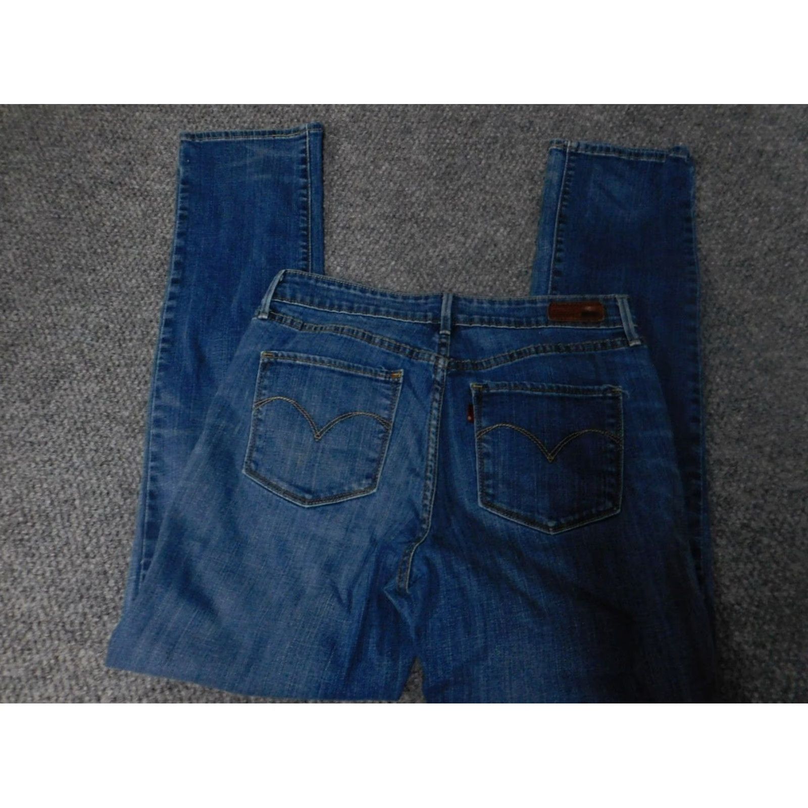 Levi's Levi's Jeans Womens Slim Straight Denim 29 Blue Classic Zipper Zip Cotton 29in Regular Inseam 29 Levi’s Demi Curve Size 29" - 7 Thumbnail
