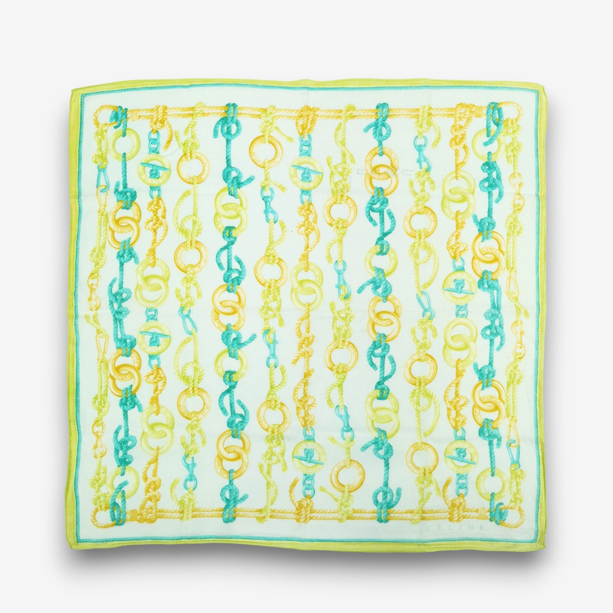 Celine Vintage Celine Handkerchief Pocket Square Bandana Size ONE SIZE - 2 Thumbnail