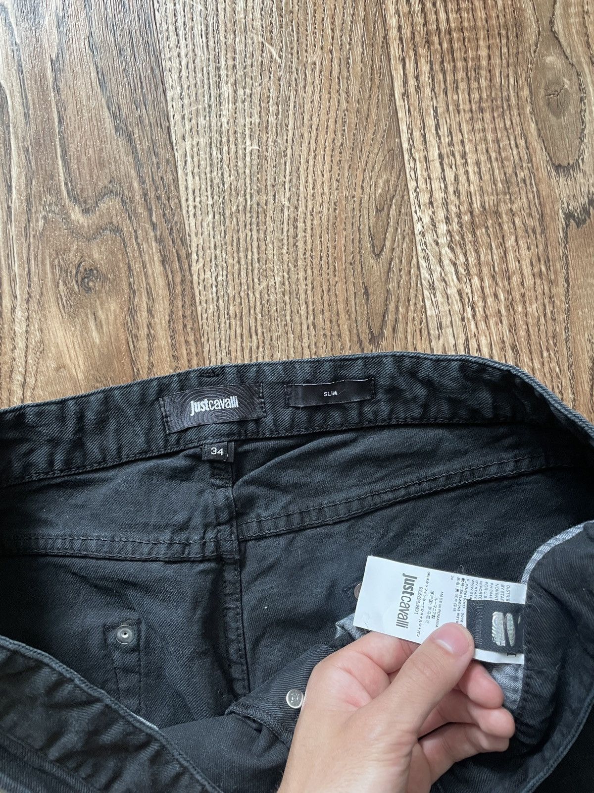 Just Cavalli Just Cavalli Jeans Y2K Black Denim Pants Men’s size 34/48 Size US 34 / EU 50 - 9 Thumbnail