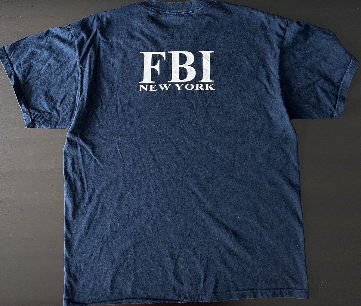 Vintage FBI New York Graphic T-Shirt – Navy – Size XL Size US XL / EU 56 / 4 - 5 Thumbnail