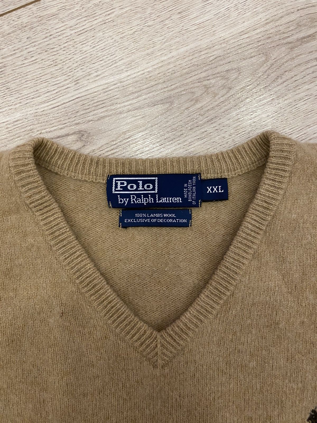 Ralph Lauren Vintage Sweater Polo Ralph Lauren 100 Wool Knit Size US XXL / EU 58 / 5 - 5 Thumbnail