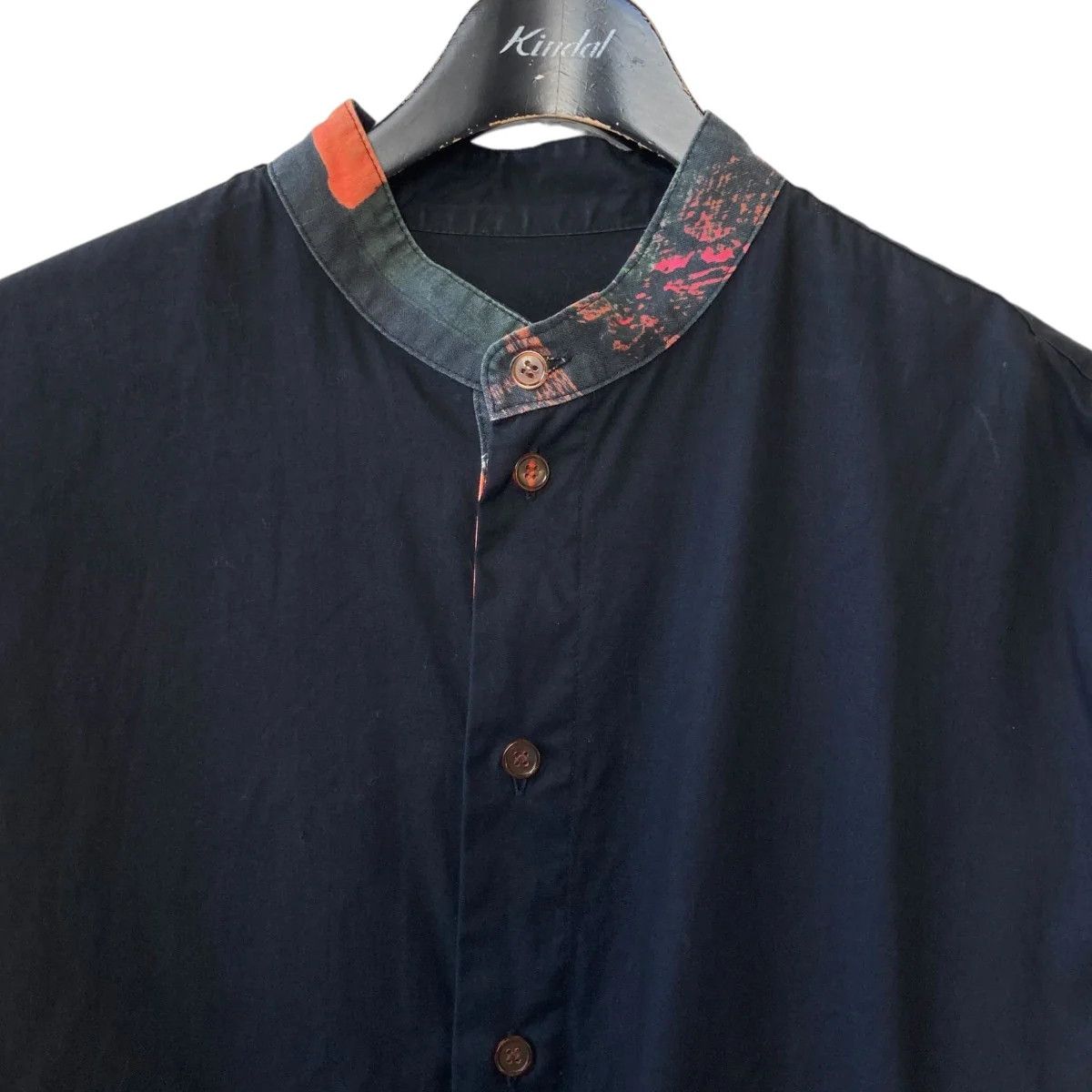 Yohji Yamamoto Yohji Yamamoto pour homme black/Stand/Collar shirt Size US L / EU 52-54 / 3 - 3 Thumbnail