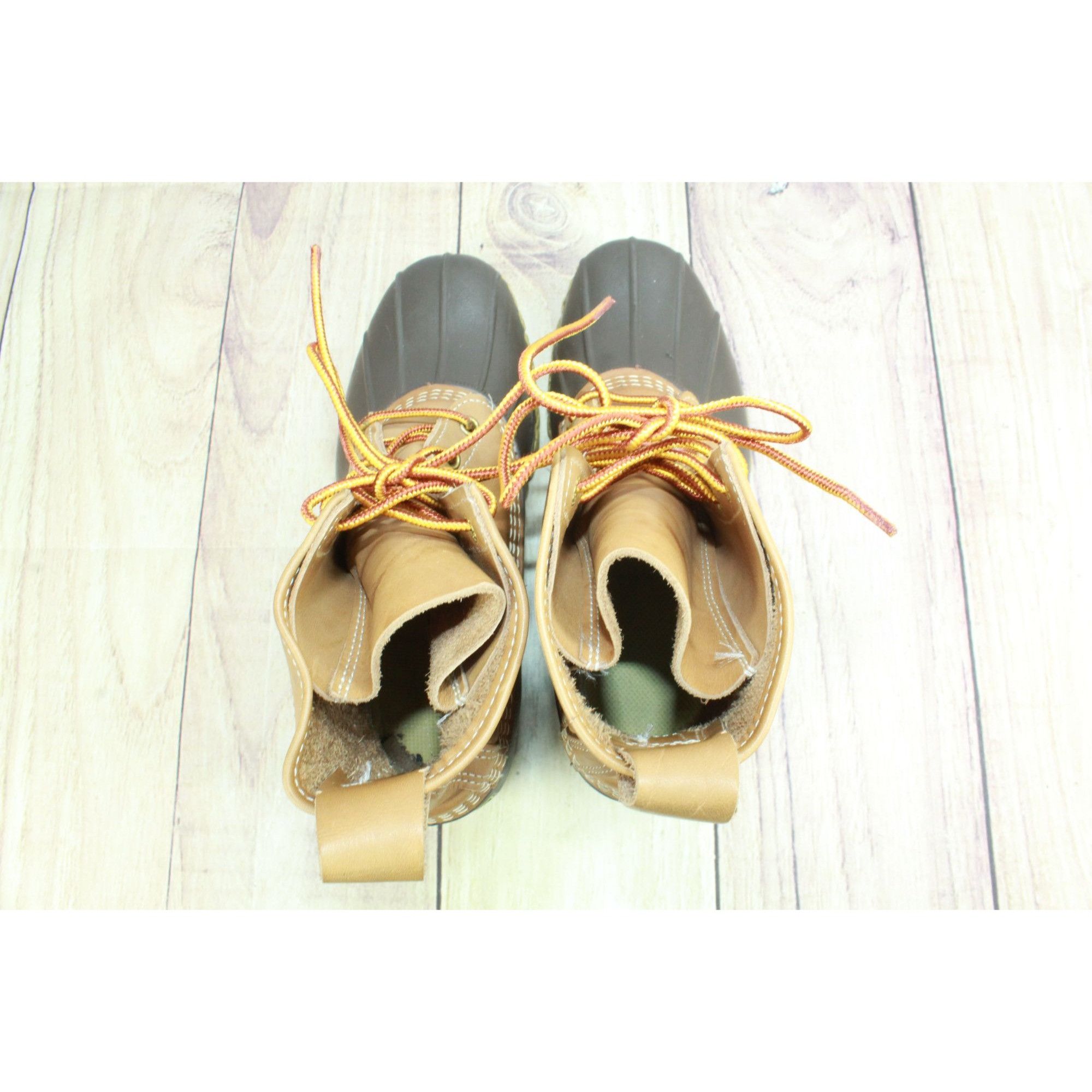 L.L. Bean × Leather LL Bean Women's Leather Insulated Ankle Duck Boots Size 8 M Size US 8 / IT 38 - 7 Thumbnail