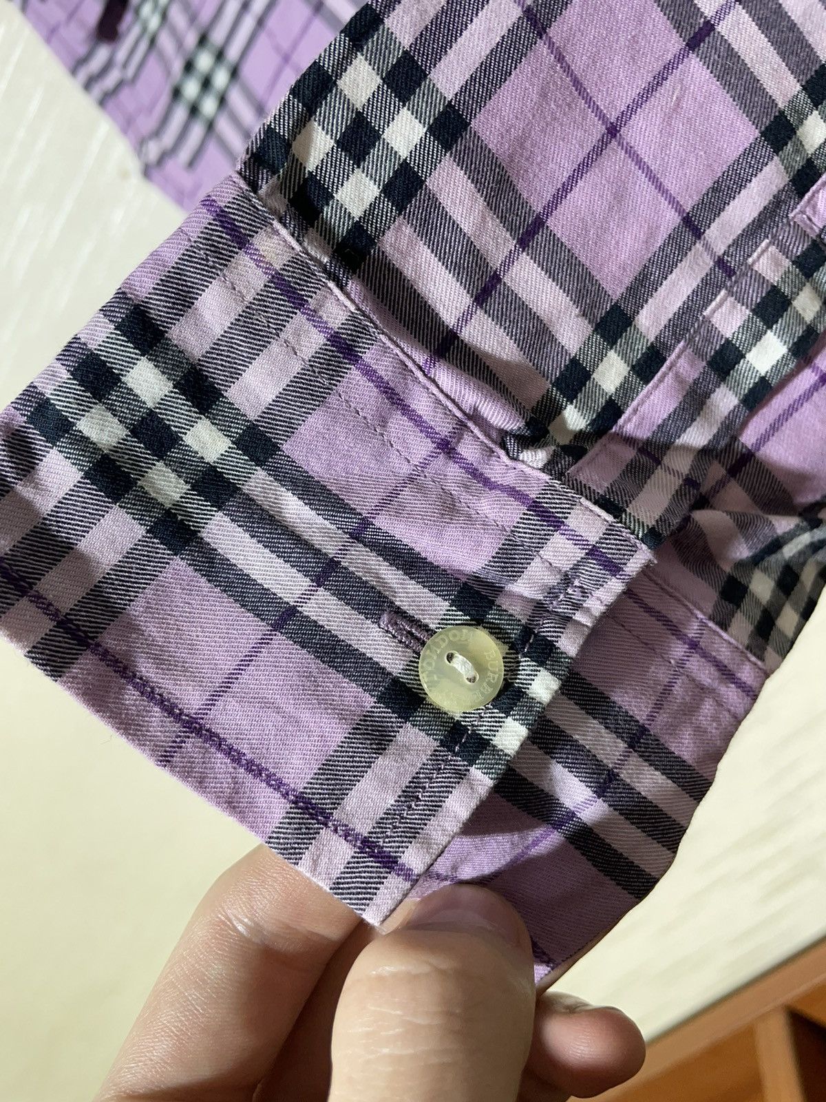 Burberry × Vintage Burberry London Nova check vintage streetwear shirt Size L / US 10 / IT 46 - 12 Thumbnail