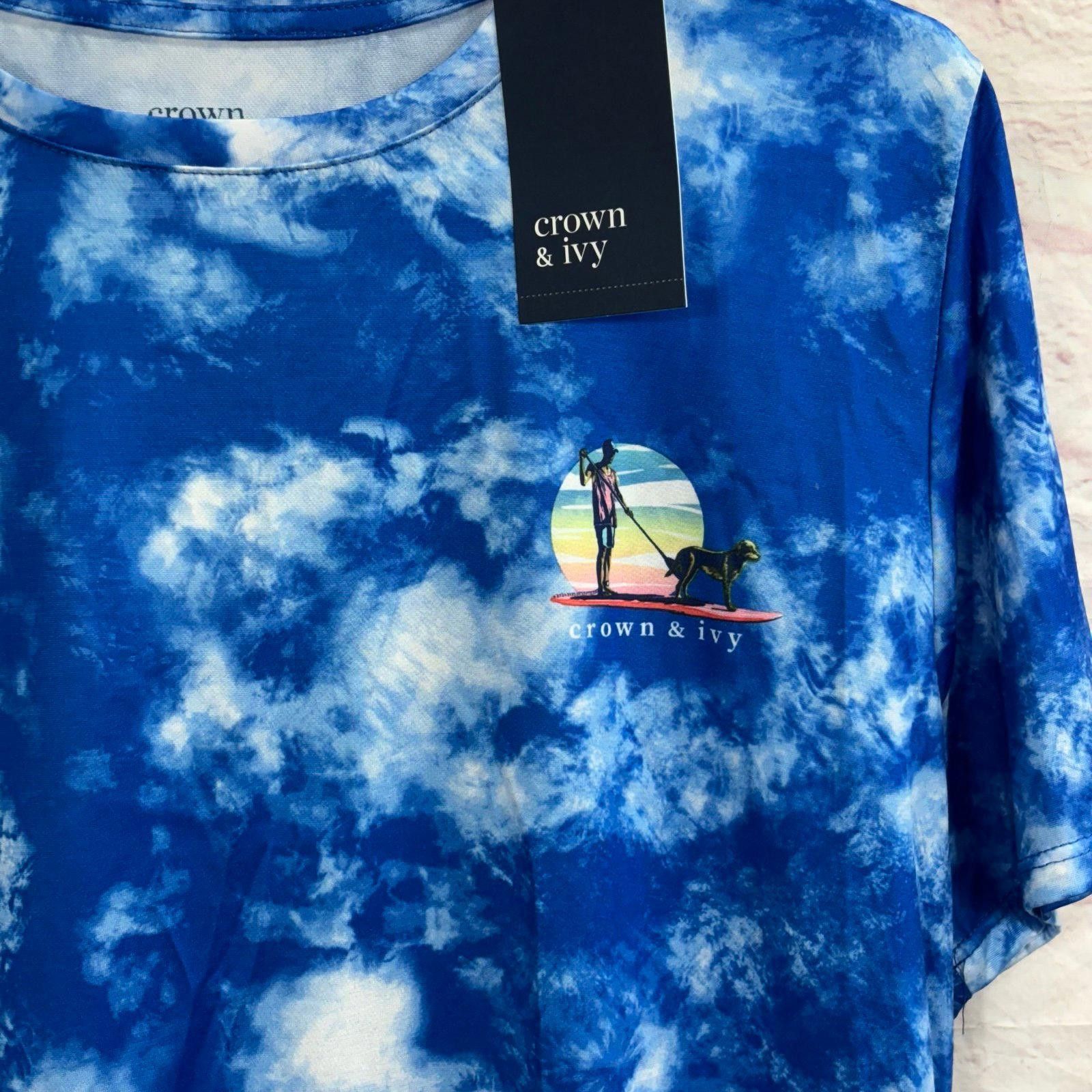 Other Crown & Ivy Kids XL Tie-Dye T-Shirt NWT Size US XL / EU 56 / 4 - 2 Thumbnail