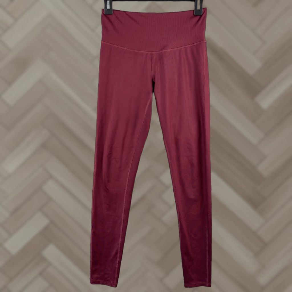 Champion CHAMPION DUODRY WORKOUT LEGGINGS WOMEN'S SIZE Small S MAROON / 38-56 Size 28" / US 6 / IT 42 - 1 Thumbnail