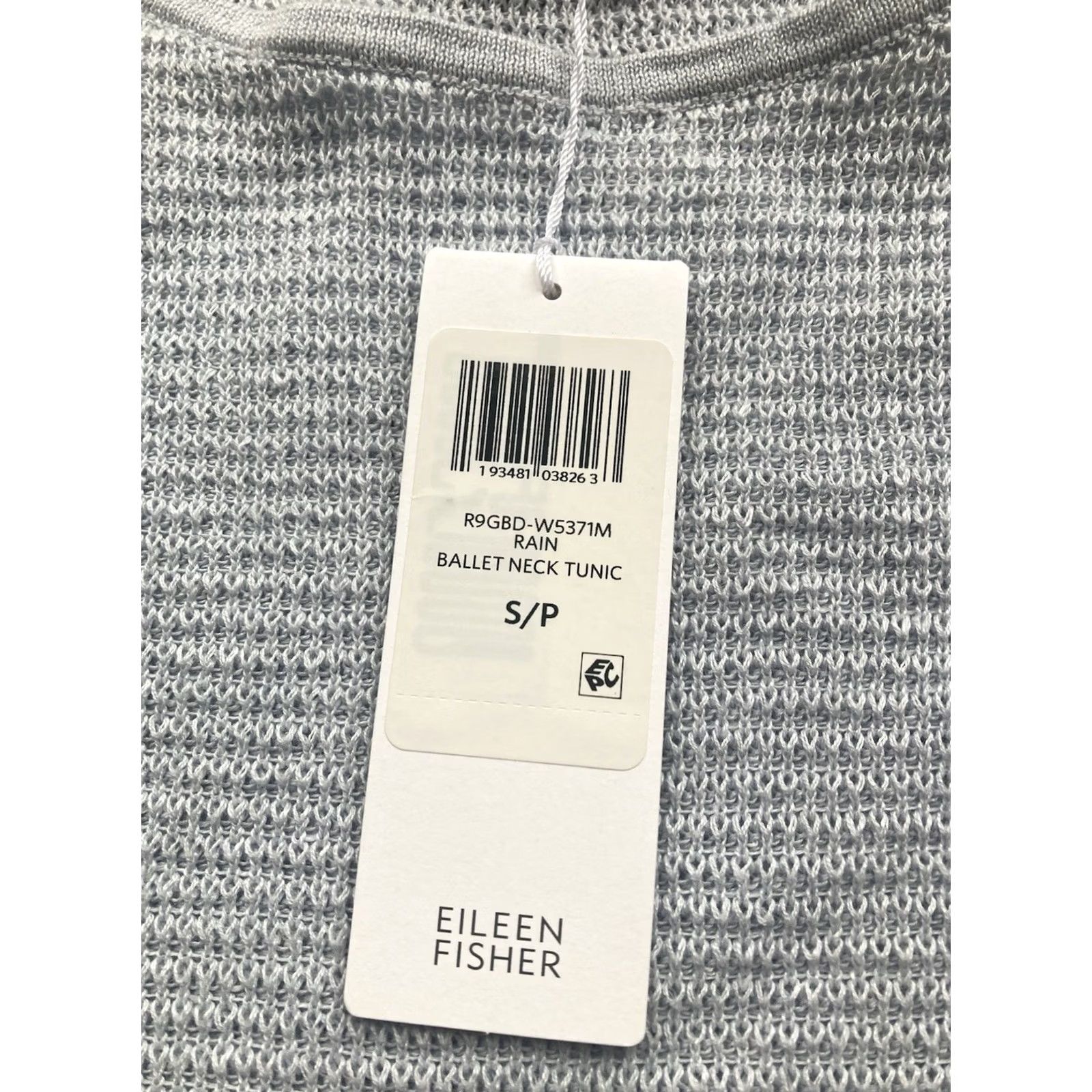 Eileen Fisher Eileen Fisher Tunic Shirt Womens Size S Linen Cotton Light Blue Knit Button Size S / US 4 / IT 40 - 4 Thumbnail