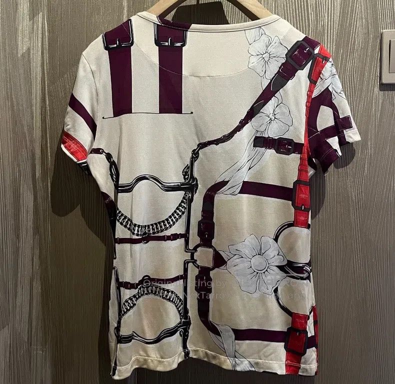 Hermes Hermes Silk top Size XS / US 0-2 / IT 36-38 - 2 Thumbnail