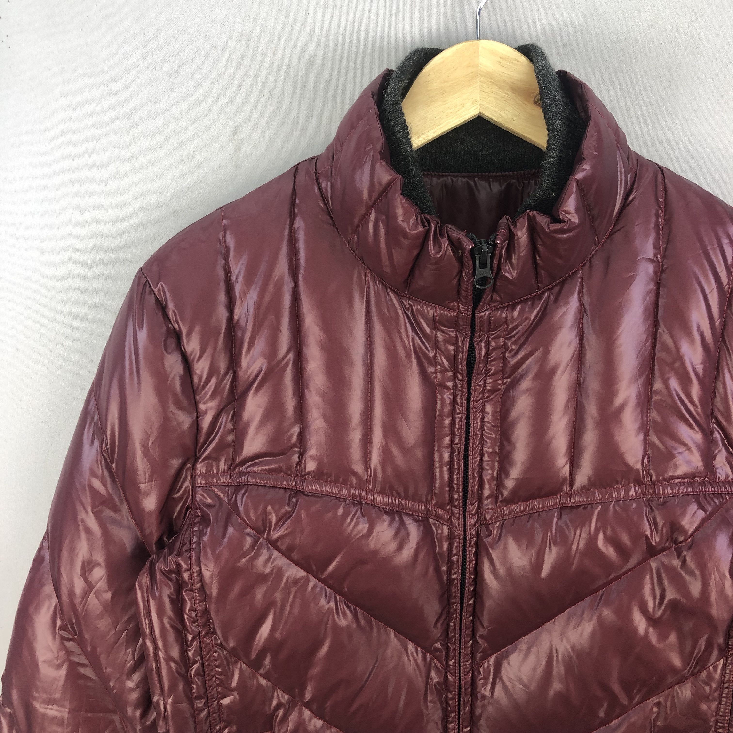 ABAHOUSE Vintage Japanese Brand Double Zip Puffer Down Jacket Size US XS / EU 42 / 0 - 2 Thumbnail