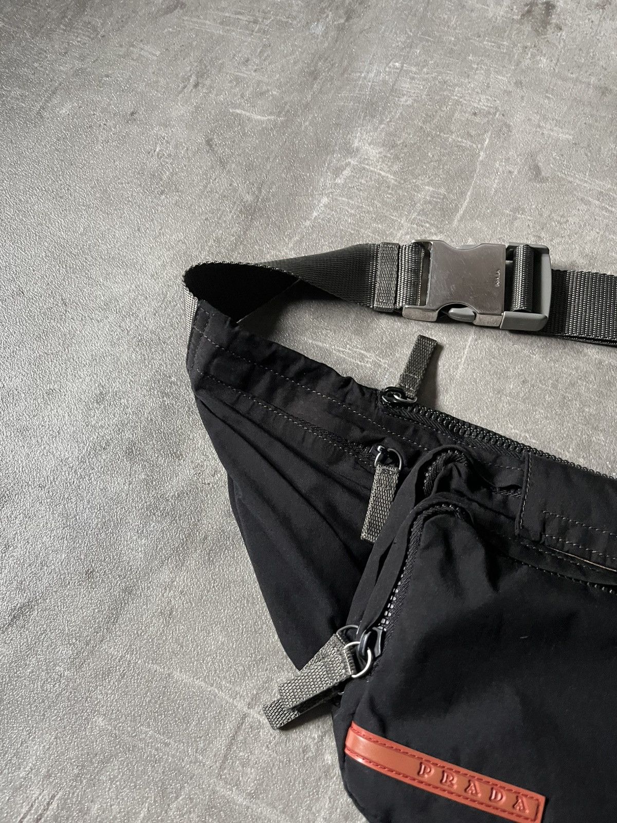 Prada Prada Archival waist bag utility multi pocket black Size ONE SIZE - 4 Thumbnail